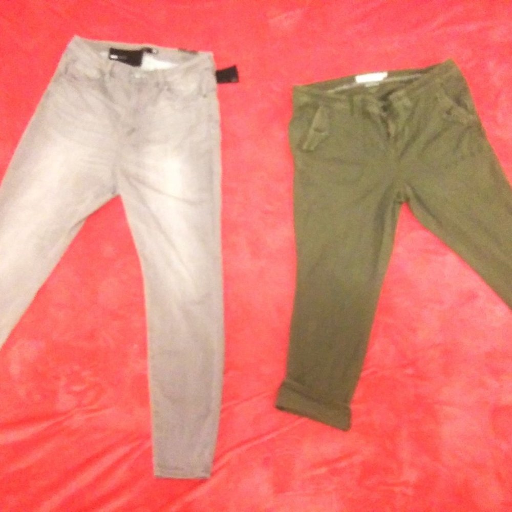 Fall Pantalones! Lot of 2 ~ Torrid Twill and Fashion Nova Jean Size 16